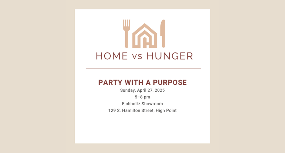 Home vs. Hunger Party with a Purpose -  Eichholtz Showroom